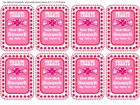 Aesthetic Nest Cards Valentine Candy Heart Box Labels Free Printable