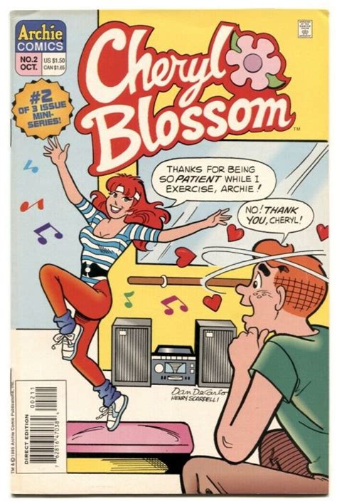 Cheryl Blossom 2 Of 3 1995 Decarlo Archie Comics Fn Comic Books