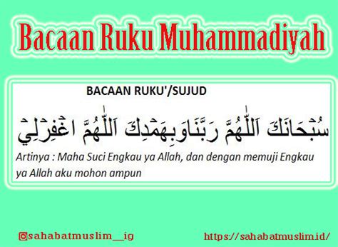 Doa Ruku Muhammadiyah Kabarmedia Github Io