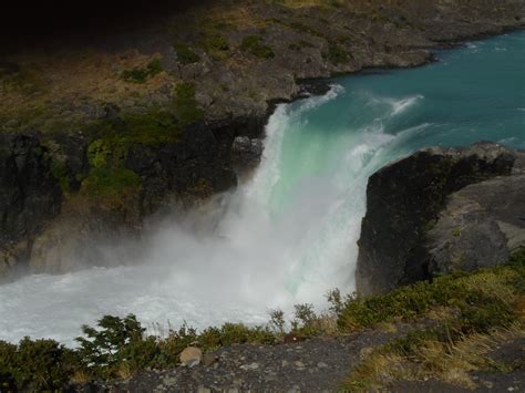 Salto Grande Waterfall View 2 Torres Del Paine Pictures Chile