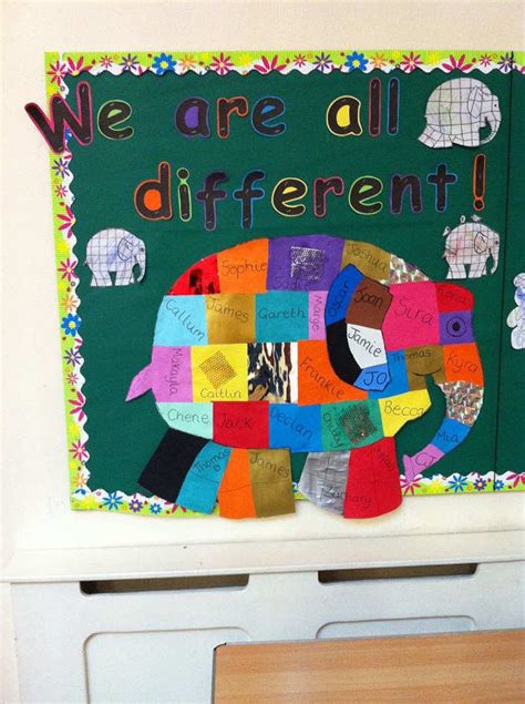 Stories And Tales Elmer Different We Are All Different Colours