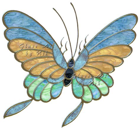 Digital Stained Glass Butterfly Digital Stained Glass Art Butterfly Glass Art By Nik Glass