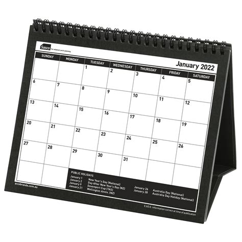 Buy Sasco 2022 Desk Calendar At Mighty Ape Nz