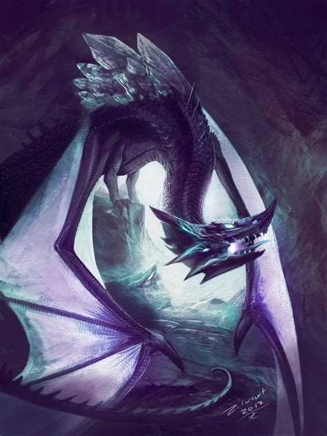 Corrupt Crystal Dragon By Zilvart Dragon Artwork Crystal Dragon
