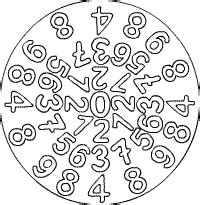 In der schriftlichen kommunikation bringt der schreibende zum ausdruck, dass er erfreut ist oder witze macht. Zahlen-Mandala | Mandala ausmalen, Alphabet malvorlagen, Ausmalbilder mandala
