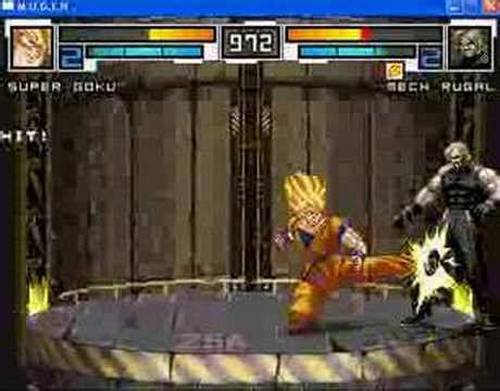 Saiki k dragon ball reference. SSJ mugen#3:super goku vs mech rugal - YouTube
