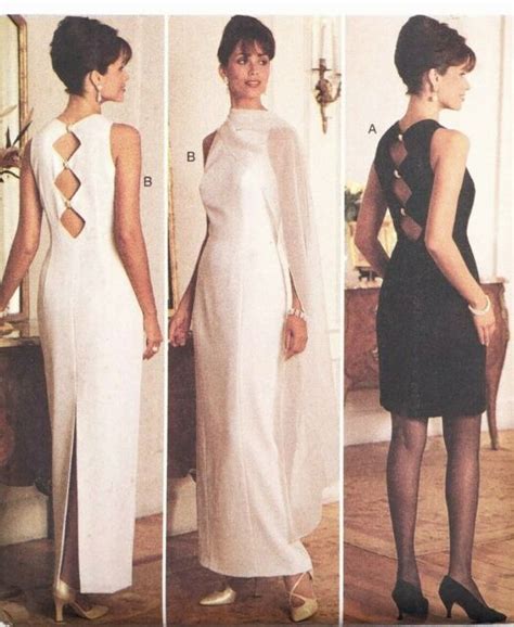 Butterick Sew Pattern Mother Of The Bride Evening Column Dress Uncut EBay