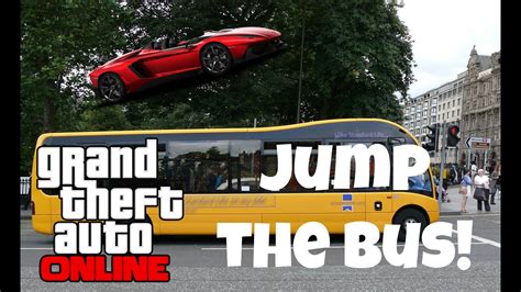 Grand Theft Auto 5 Jump The Bus Gta 5 Gameplay Youtube