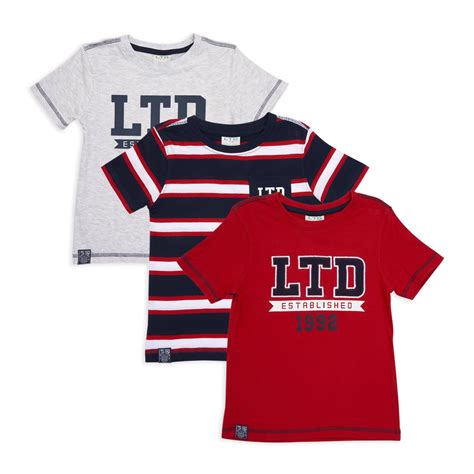 Buy Ltd Kids Boys Tees 3 Pack Online Truworths