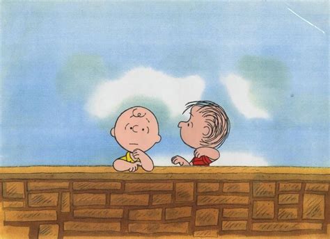 schulz charlie brown snoopy show animation cels drawings charlie linus with bg print