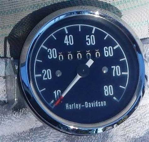 Purchase Vintage Harley Davidson Speedometer 0 Miles