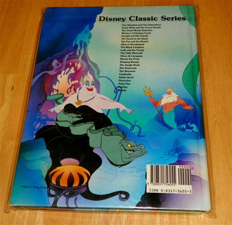 Walt Disney Classic Book Series The Little Mermaid 1989