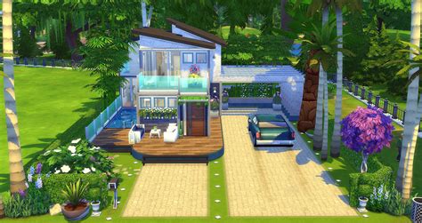 Maison Moderne Sims 4 Construction Studiosims Creation