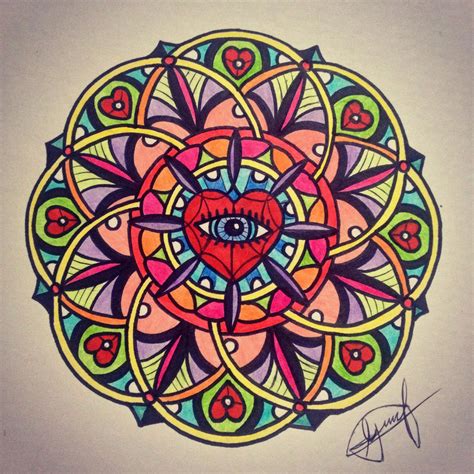 Love Mandala By Mustaxxe On Deviantart