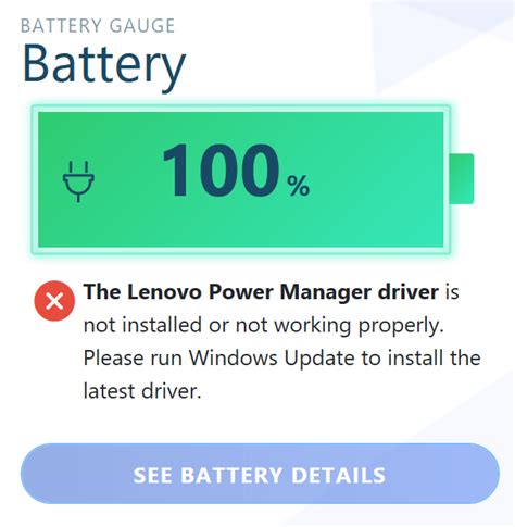Lenovo Vantage Conservation Mode Disappeared After Windows