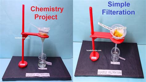 Chemistry Project Simple Filtration Working Model 3d Science Project