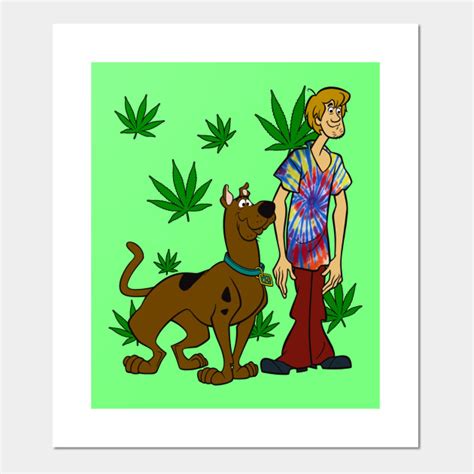 Scooby Shaggy And The Weed Scooby Doo Posters And Art Prints Teepublic
