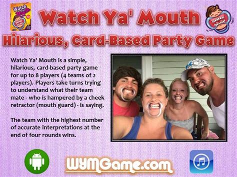 Watch Ya Mouth Hilarious Card Based Party Game Watch Your Mouth