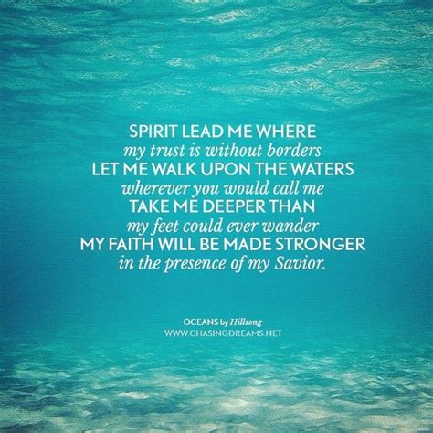 Lyrics © conexion media group, inc. Spirit lead me where my trust is without borders | Let me ...