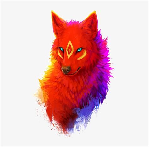 Red Wolf Clipart Face Wolf Png Transparent Png 564x747 Free