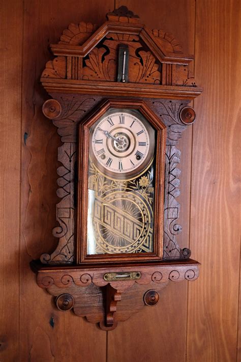 The case often features elaborately carved ornamentation on the hood (or bonnet), which surrounds and frames the dial, o. Wall Clock - For My Generation