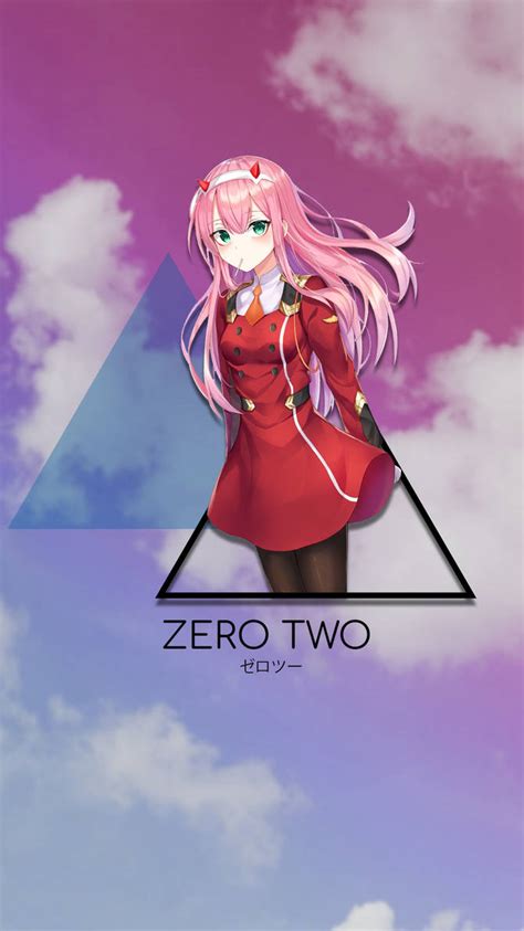 Zero Two Sky Wallpaper By Ferackx On Deviantart