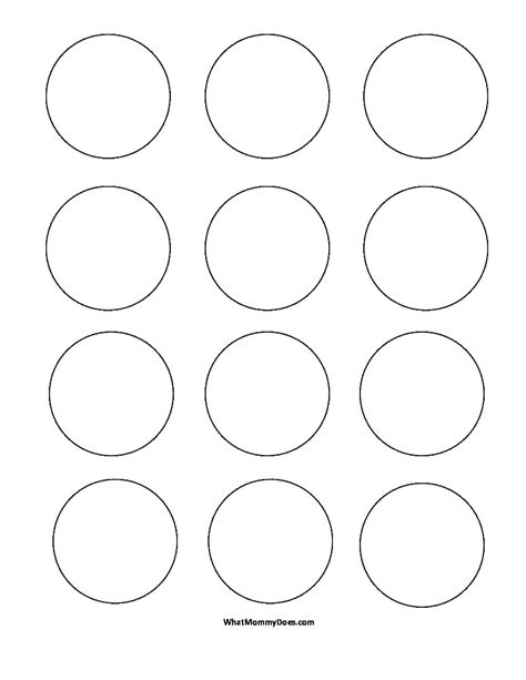 Circle Templates Small 2 Inch Shapespdf Onedrive Printable