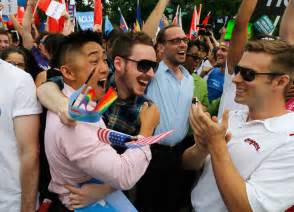 Gay Marriage Us Supreme Court Ruling Seem The Celebrations Time