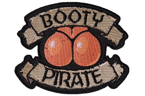 Booty Pirate Patch Thecheapplace