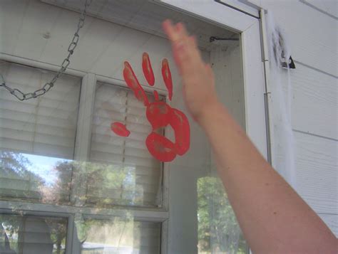 24 Foot Street Bloody Hand Window Clings