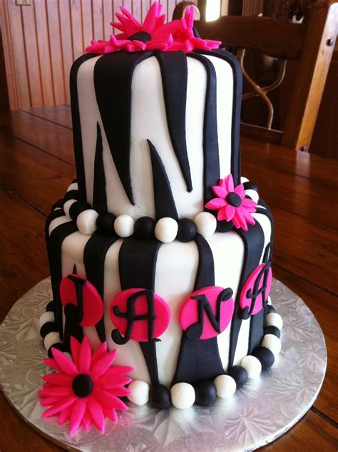 Zebra Print Cake