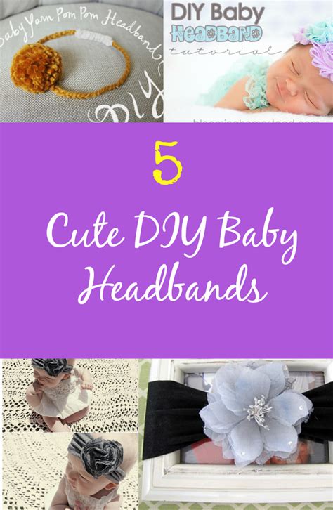 5 Cute Diy Baby Headbands Fabulessly Frugal