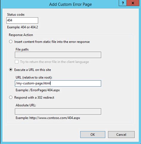 BruceClay Configuring A Custom Error Page In Microsoft IIS Server