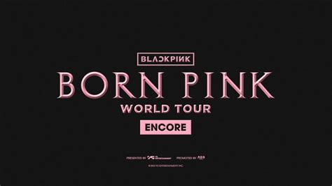 Blackpink World Tour Born Pink Encore In North America Tour Trailer