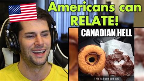 american reacts to the best canadian memes youtube