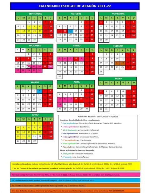 Ceip Pilar Bayona Calendario Escolar