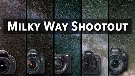 Five Camera Astrophotography Comparison Canon Eos R6 Eos R Sony A6500 Canon Eos 6d Rebel