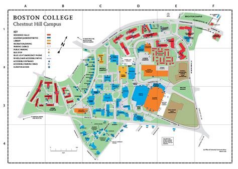 Boston Area College Map