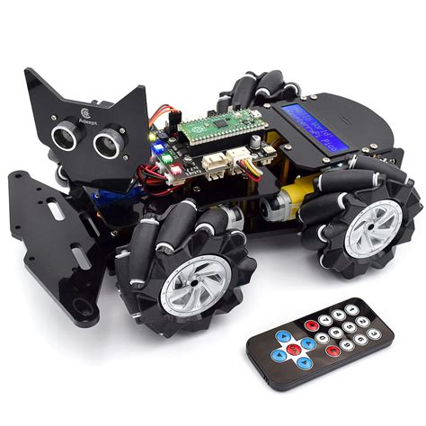 Buy Adeept 4wd Omni Directional Mecanum Wheels Robotic Car Kit