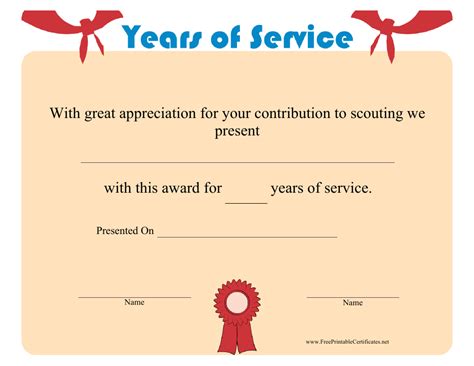 Certificate Of Years Of Service Template 2020 Deped Standard Format