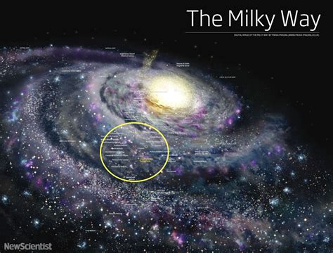 Milky Way Galaxy Map