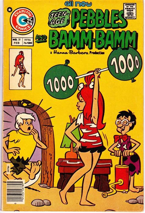 Pebbles And Bamm Bamm 31 February 1976 Charlton Comics Etsy