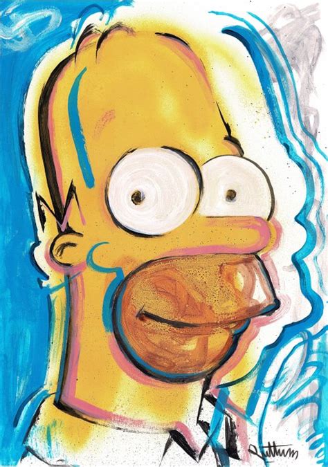 Homer Simpson Original Painting Ruttum Arte Originale Catawiki
