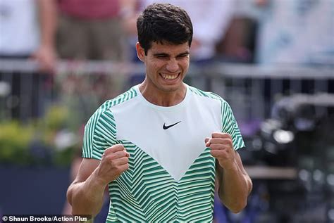 Carlos Alcaraz Fires Warning To Wimbledon Rivals After Reaching Queen S Final Daily Mail Online