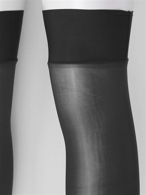 Womens See Through Thigh High Stockings Shiny Pantyhose Over The Knee High Socks Ebay