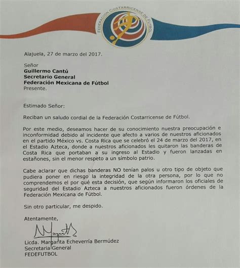 Machote Carta De Renuncia Costa Rica