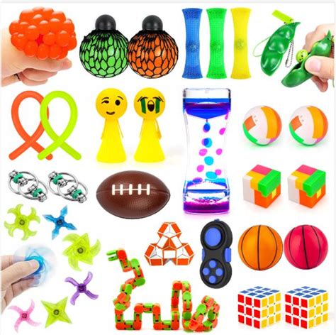 Get it as soon as thu, may 13. 32 Pack Sensory Fidget Toys Set for Kids Adults Stress ...