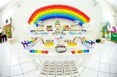 Karas Party Ideas Rainbow Birthday Party Planning Ideas Cake Idea Sup