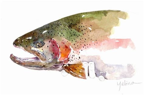 Tips On Fly Fishing Fish Painting Fly Fishing Art Trout Art