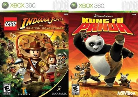 Lego Indiana Jones Kung Fu Panda Xbox 360 Envío Gratis